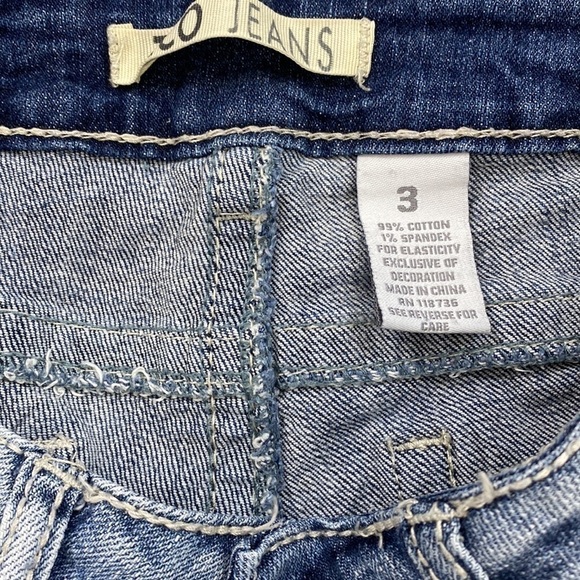 ZCO Distressed Acid Wash Stretchy Jeans Retro Style Size 3 - Picture 7 of 7